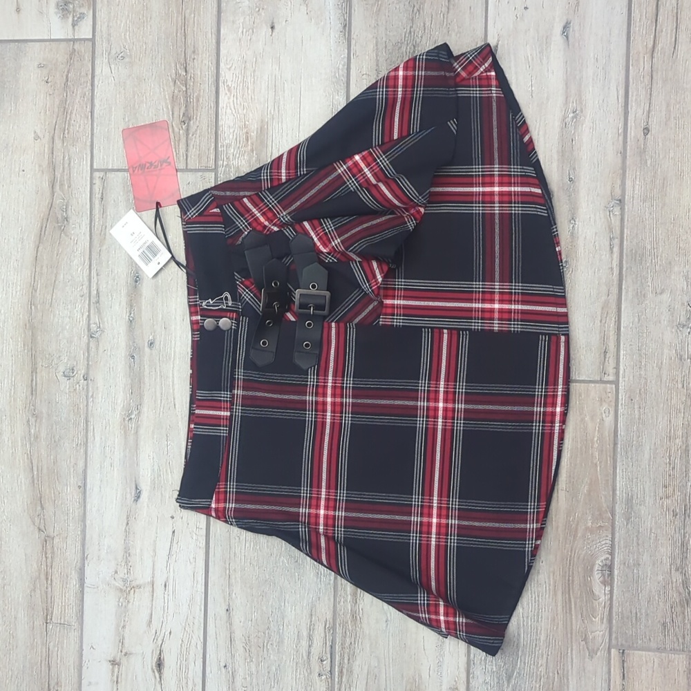 Chilling Adventures of Sabrina Plaid Skirt